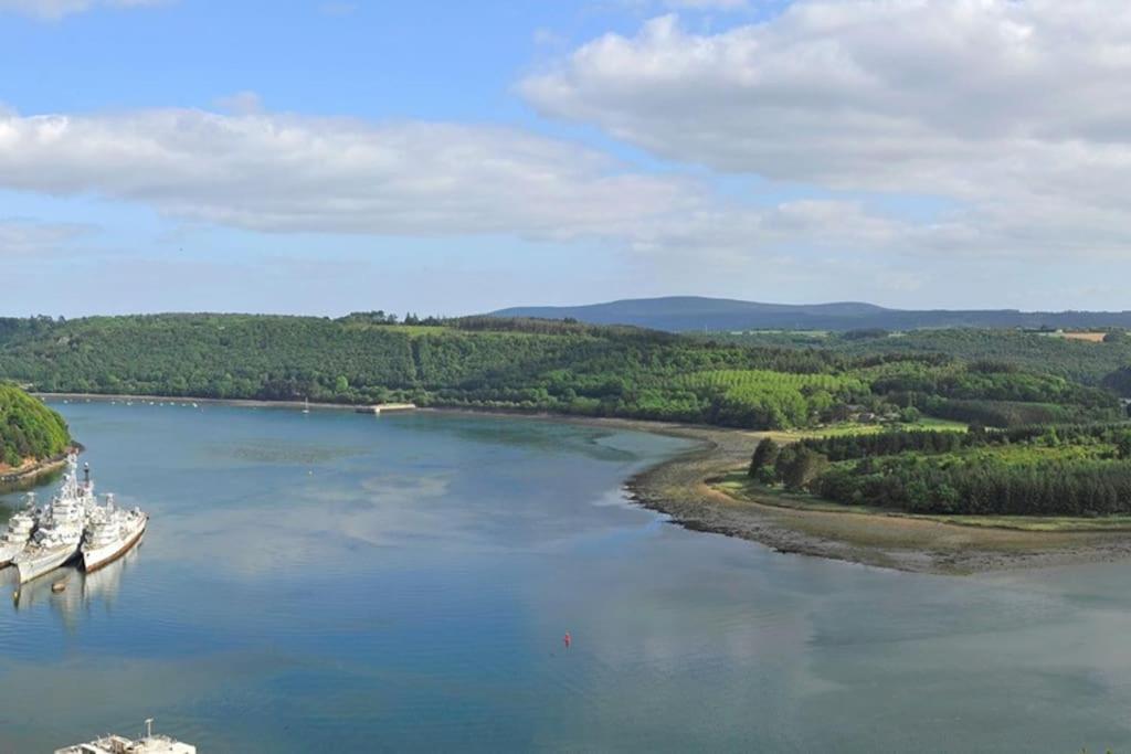 Logement Neuf Aux Portes De La Presqu'Ile Argol Exteriör bild